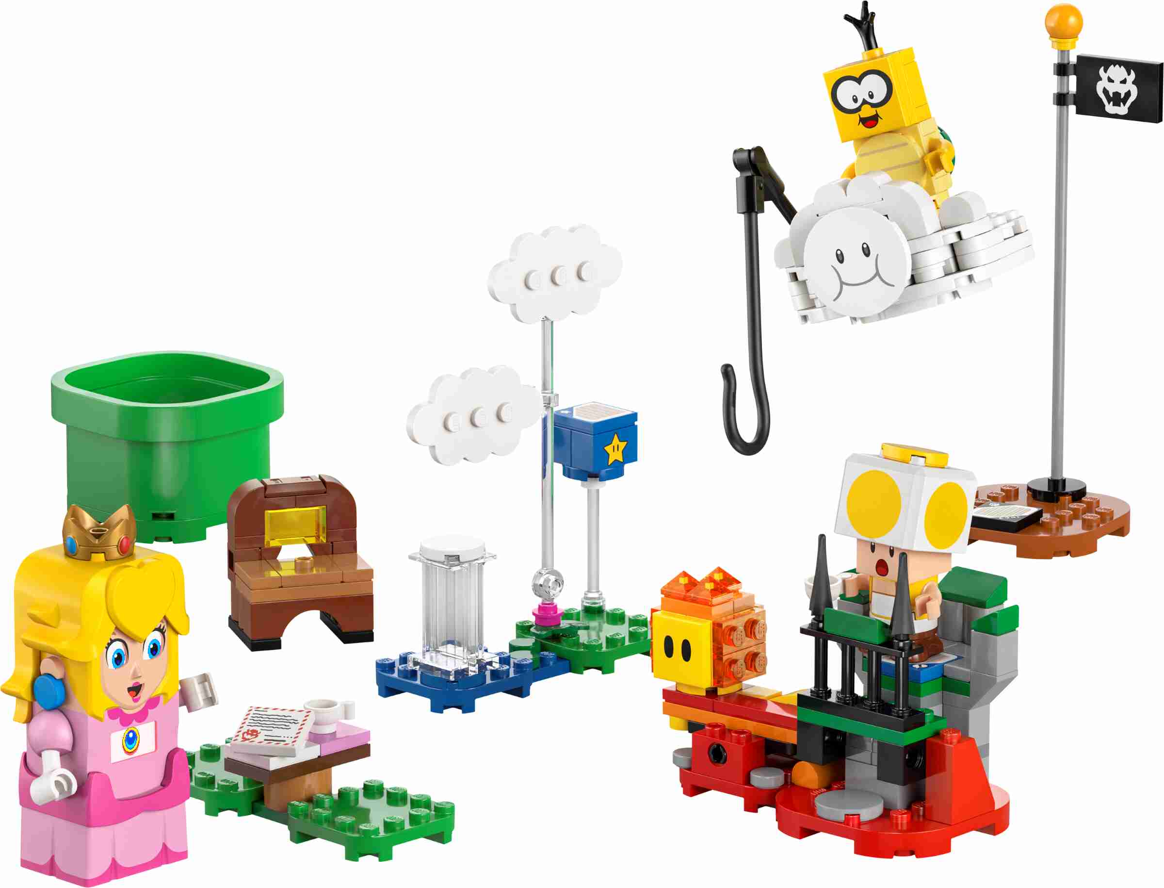 LEGO 71441 Super Mario Abenteuer mit der interaktiven Peach, 4 Spielfiguren