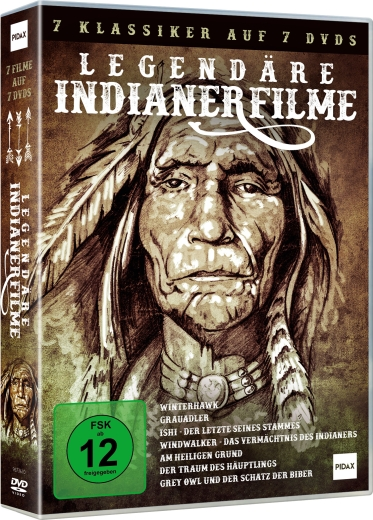 Legendäre Indianerfilme, 7 unvergessliche Western [DVD]