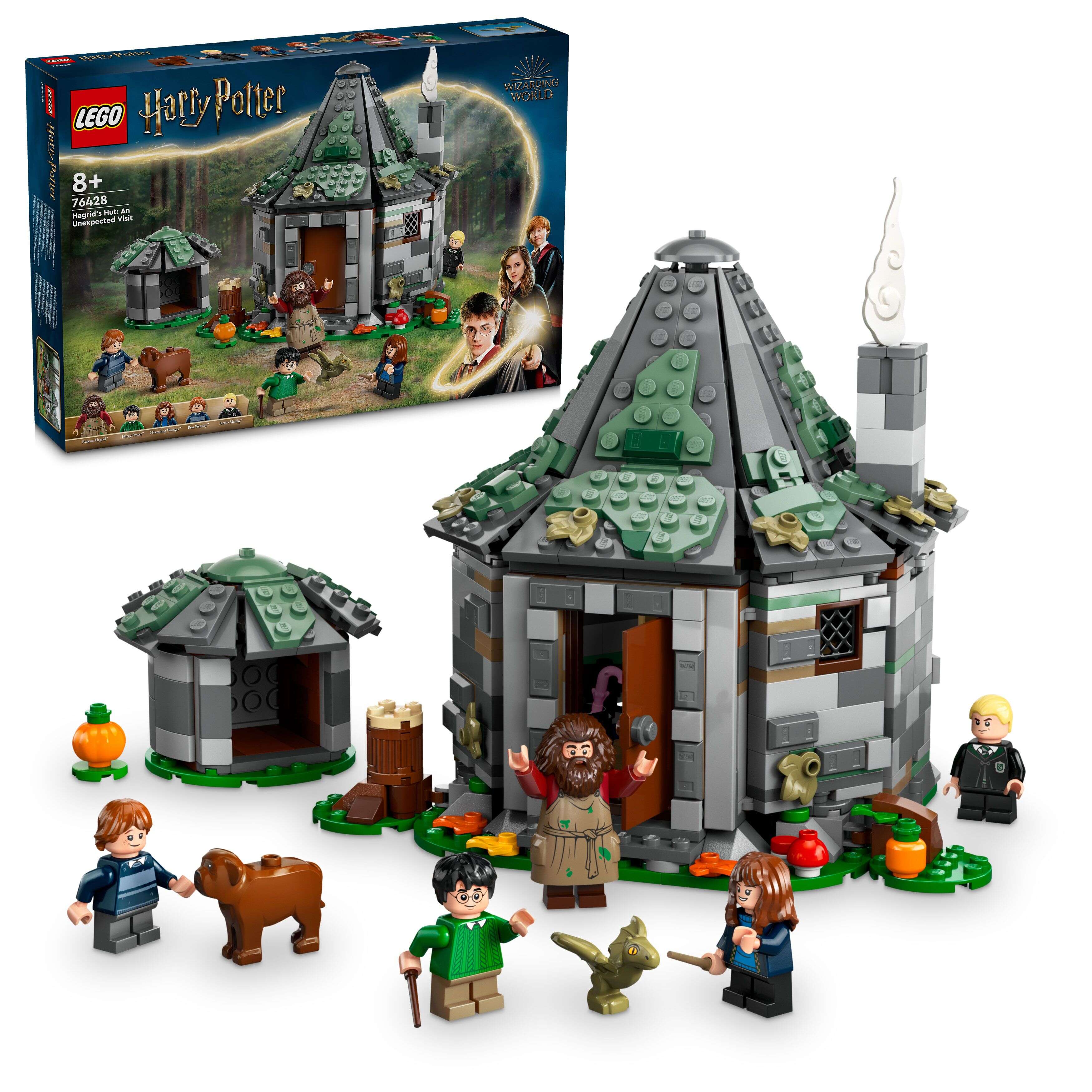 LEGO 76428 Harry Potter Hagrids Hütte: Ein unerwarteter Besuch, 7 Charaktere