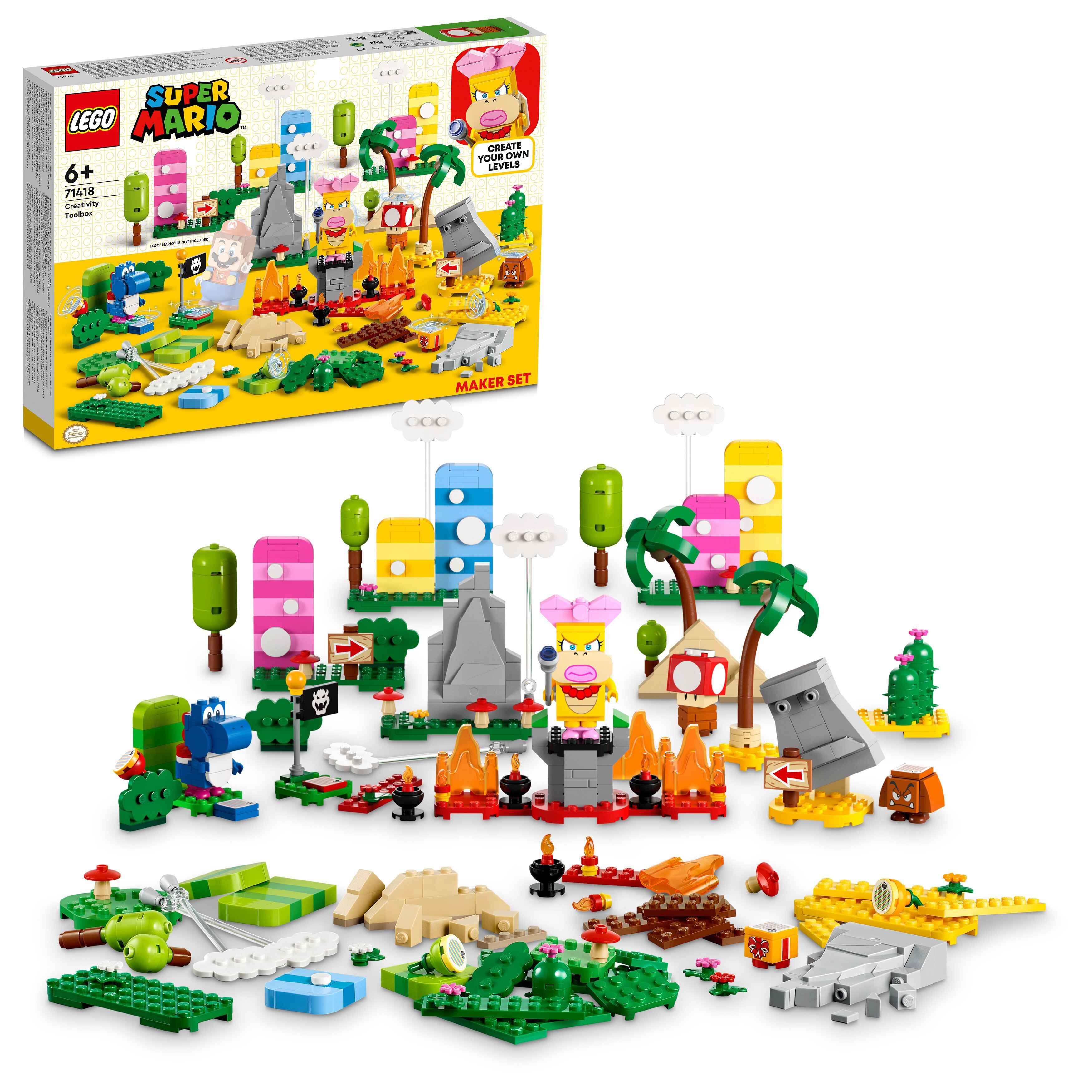 LEGO 71418 Super Mario Kreativbox – Leveldesigner-Set, Startersets erforderlich