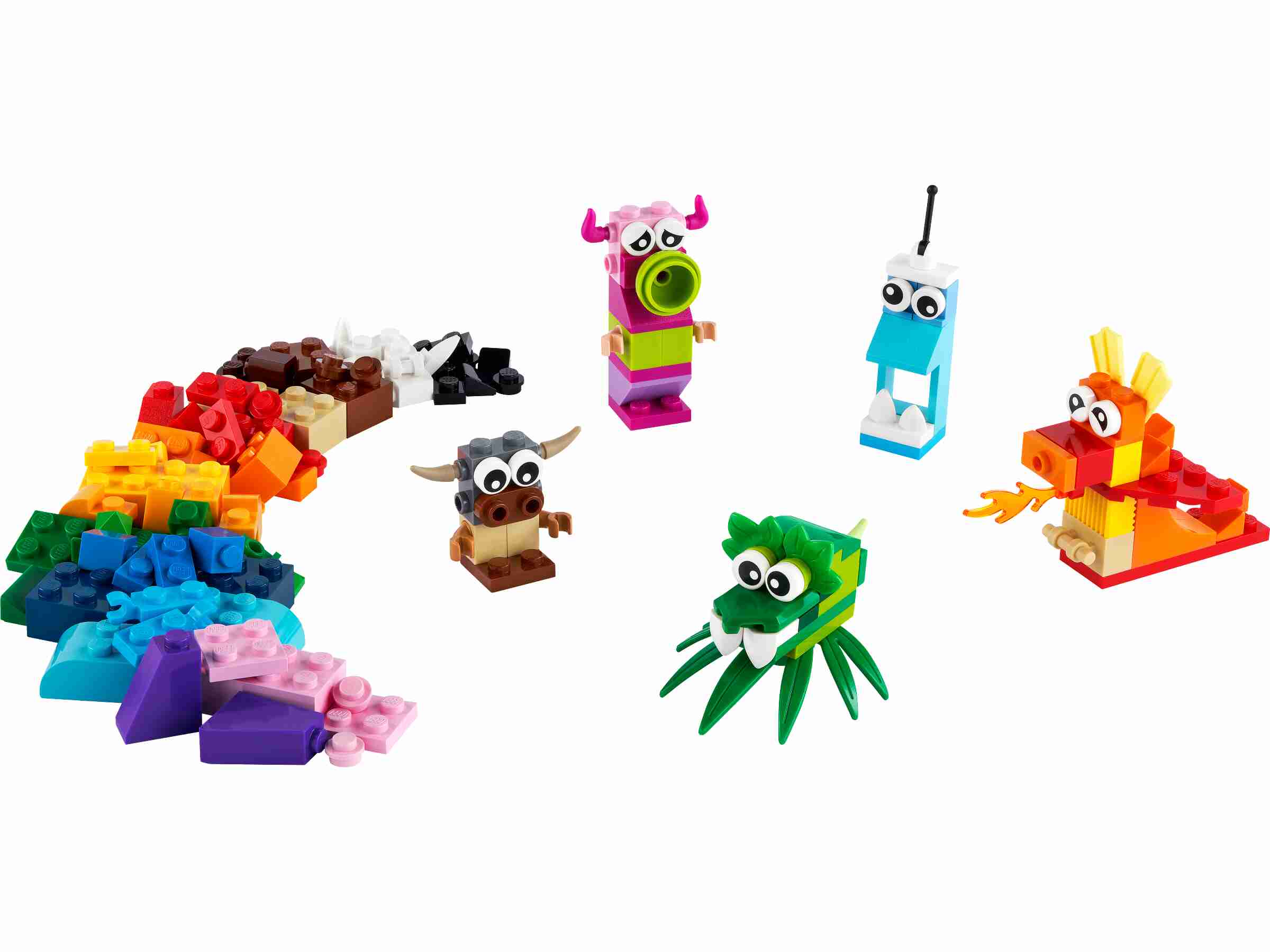 Creative LEGO Classic toy Monsters, 11017 Toys Lobigo.co.uk: build ideas: monster 5