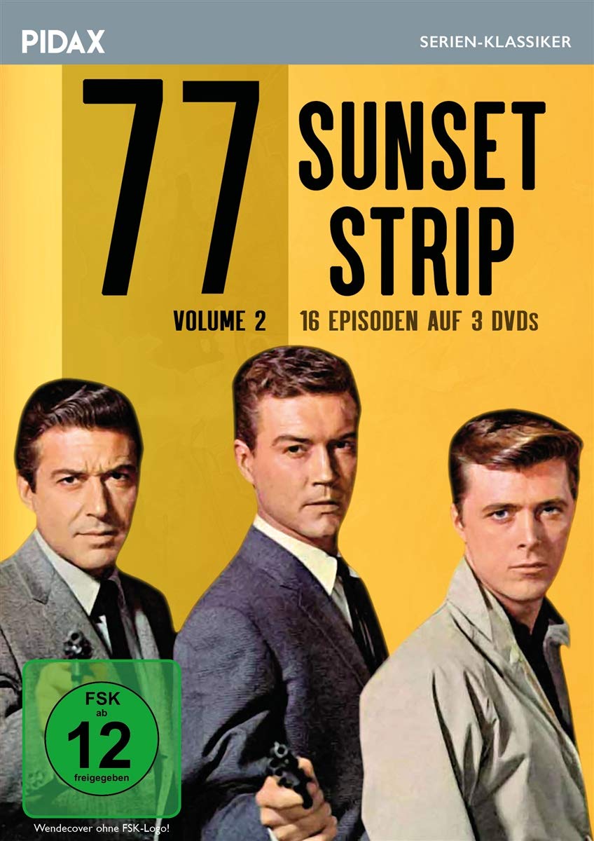 77 Sunset Strip - Vol. 2, 16 Folgen auf 3 Discs