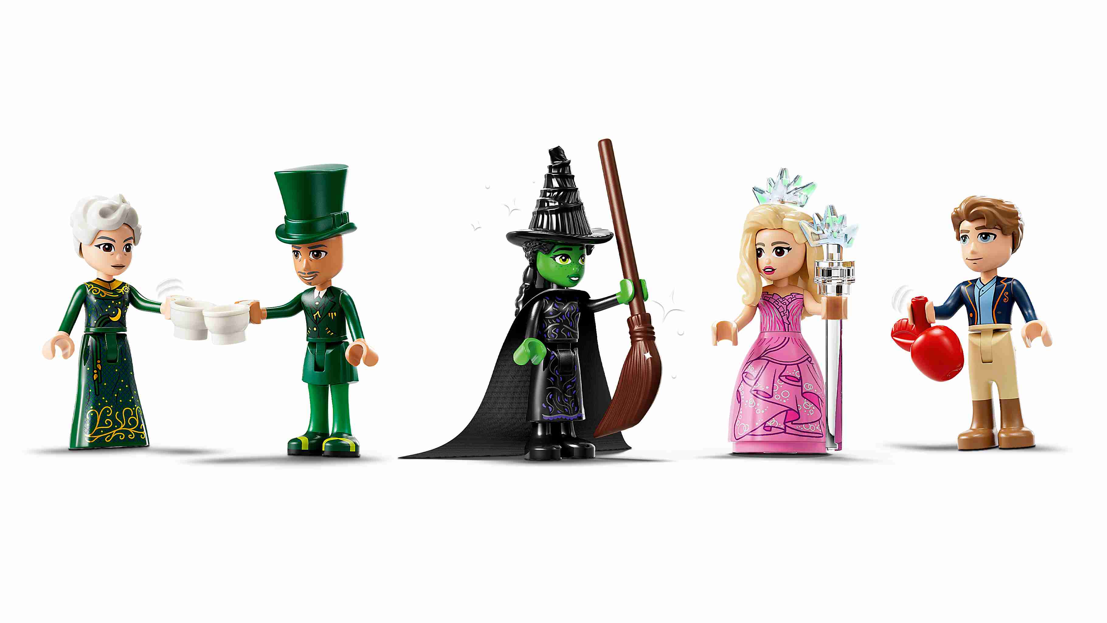 LEGO 75684 Wicked Willkommen in Emerald City, 5 Figuren, 3-geschossiger Turm