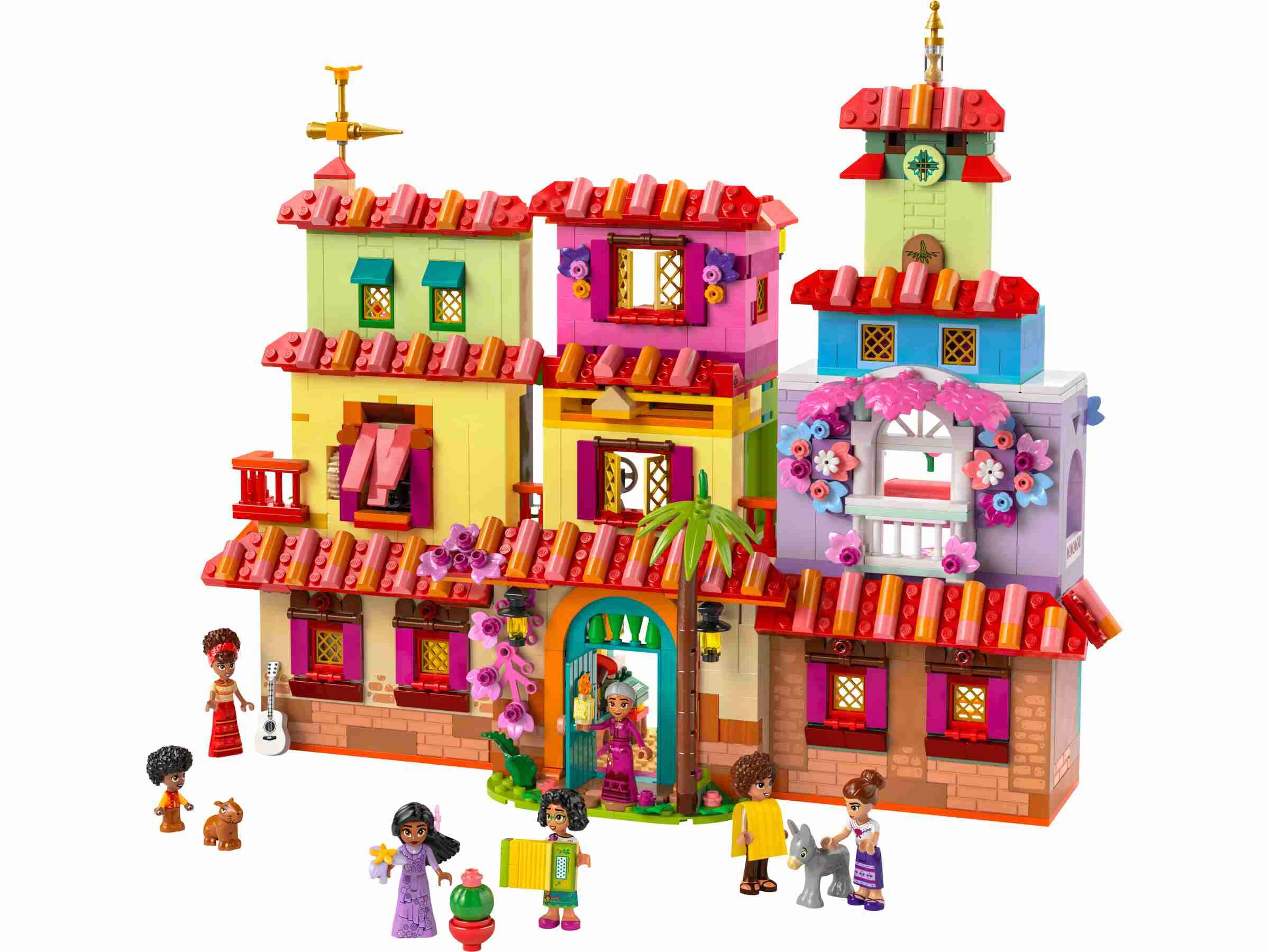 LEGO 43245 Disney Das magische Haus der Madrigals, 8 Zimmer, 6 Spielfiguren