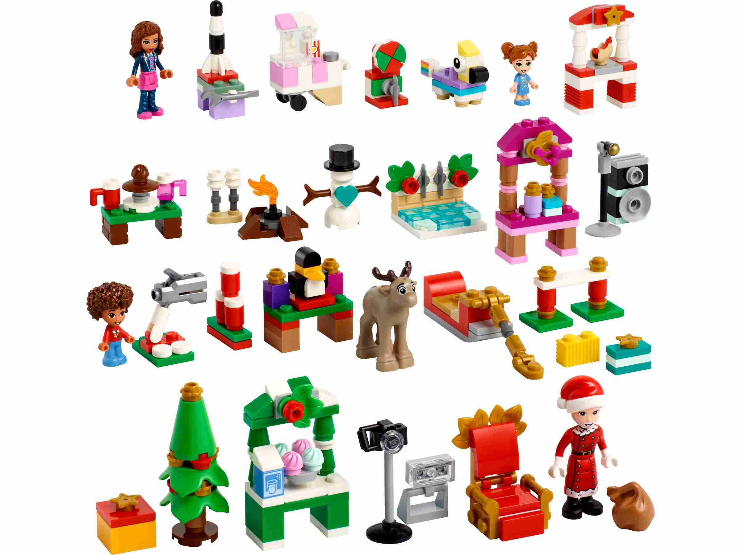LEGO 41706 Friends Adventskalender 2022 - 24 Überraschungen inkl. Weihnachtsmann