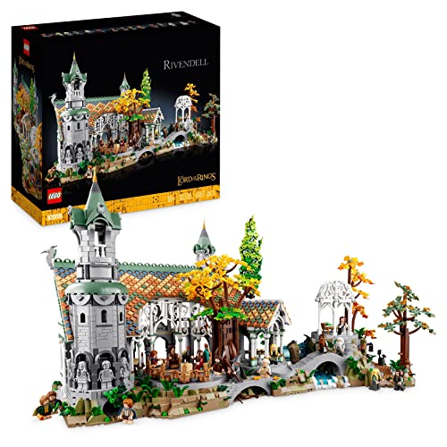 LEGO 10316 Icons Der Herr Der Ringe: Bruchtal, Elben-Schmiede, 15 Figuren