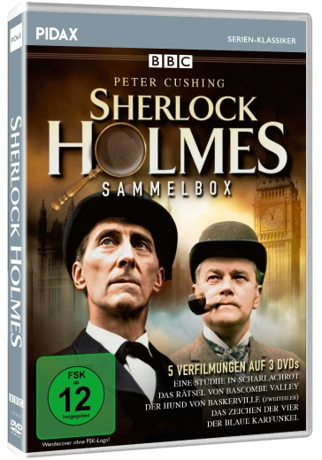 Sherlock Holmes - Sammelbox 5 Krimis 1968 [DVD]