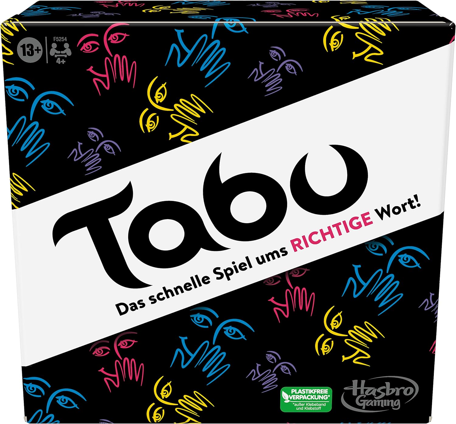 Hasbro Gaming Klassisches Tabu Spiel, Partyspiel für die Familie