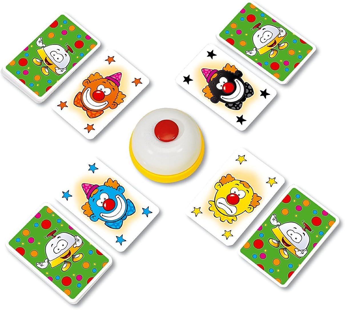 AMIGO Halli Galli Junior, Reaktionsspiel, 56 Karten + 1 Glocke