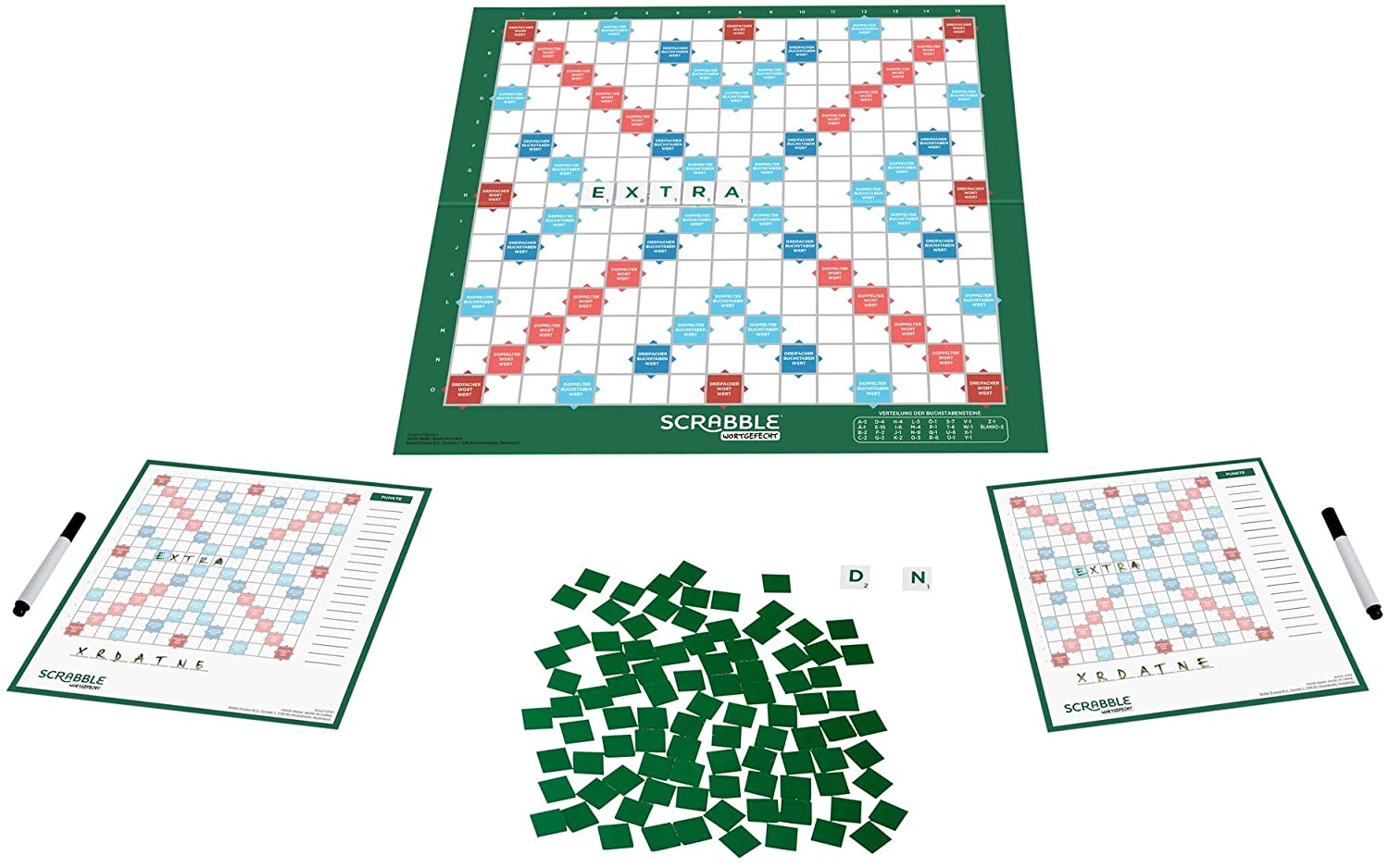 Mattel Games Scrabble Wortgefecht, Kreuzworträtsel, Brettspiel