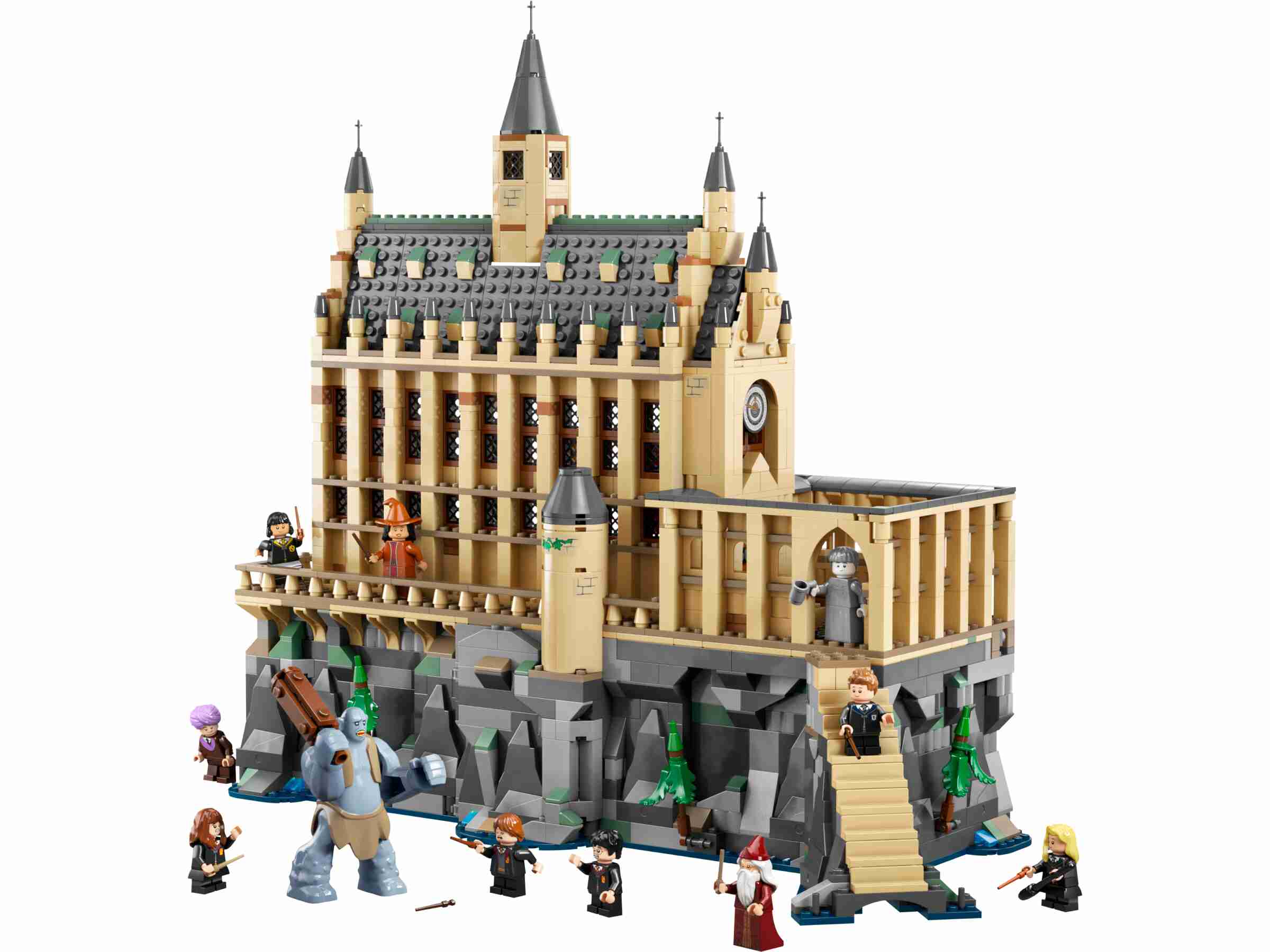 LEGO 76435 Harry Potter Schloss Hogwarts: Die Große Halle, 11 Charaktere