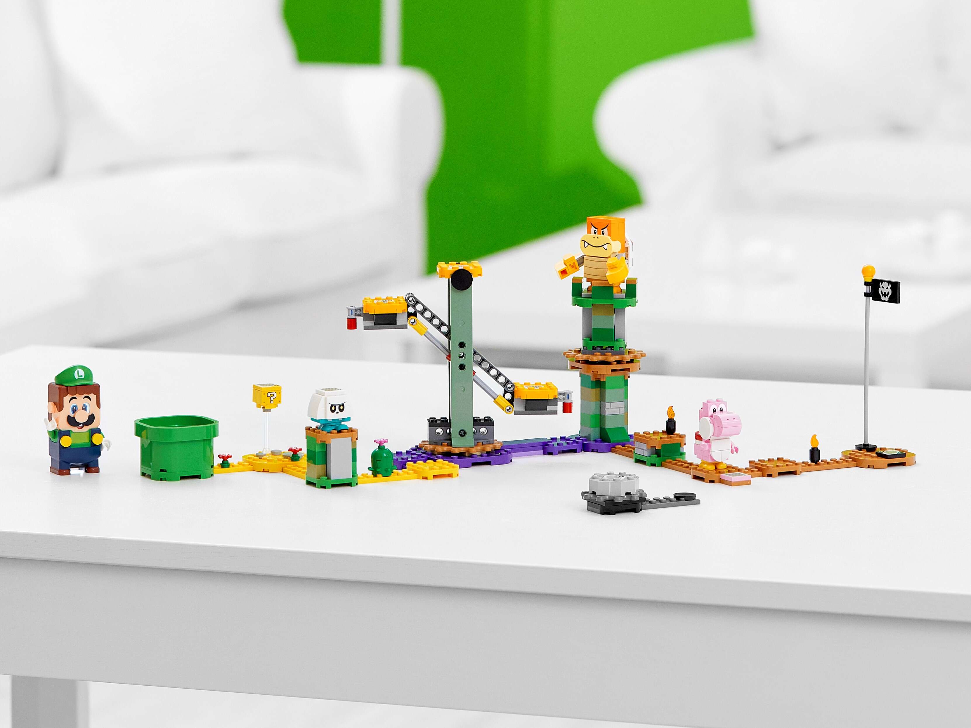 Mario Adventures Lobigo.co.uk: Course: with LEGO Toys Luigi Super Starter 71387