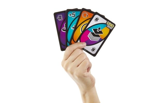 Mattel Games UNO FLIP! Kartenspiel mit beidseitig bedruckten Karten