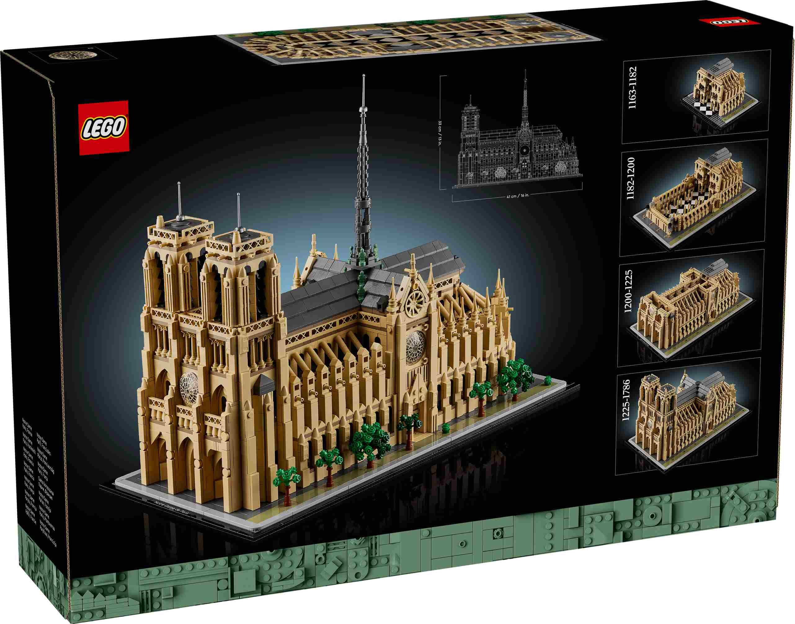 LEGO 21061 Architecture Notre-Dame de Paris, detailgetreues Modell