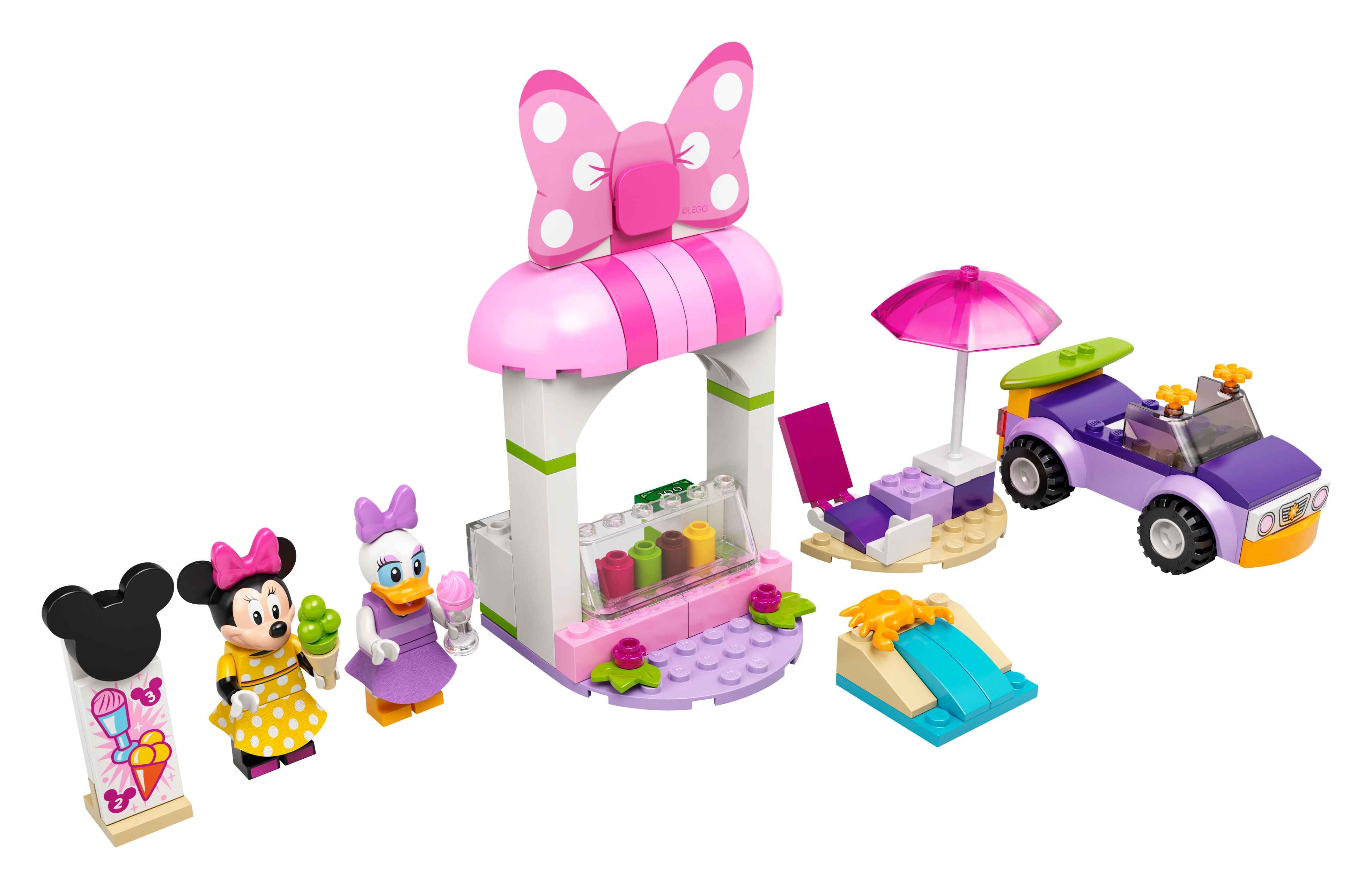 LEGO 10773 Mickey and Friends - Minnies Eisdiele zum Bauen für Kinder ab 4 J.