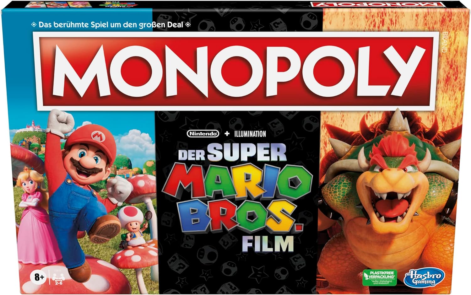 Hasbro Gaming MONOPOLY Super Mario Bros. Film Edition