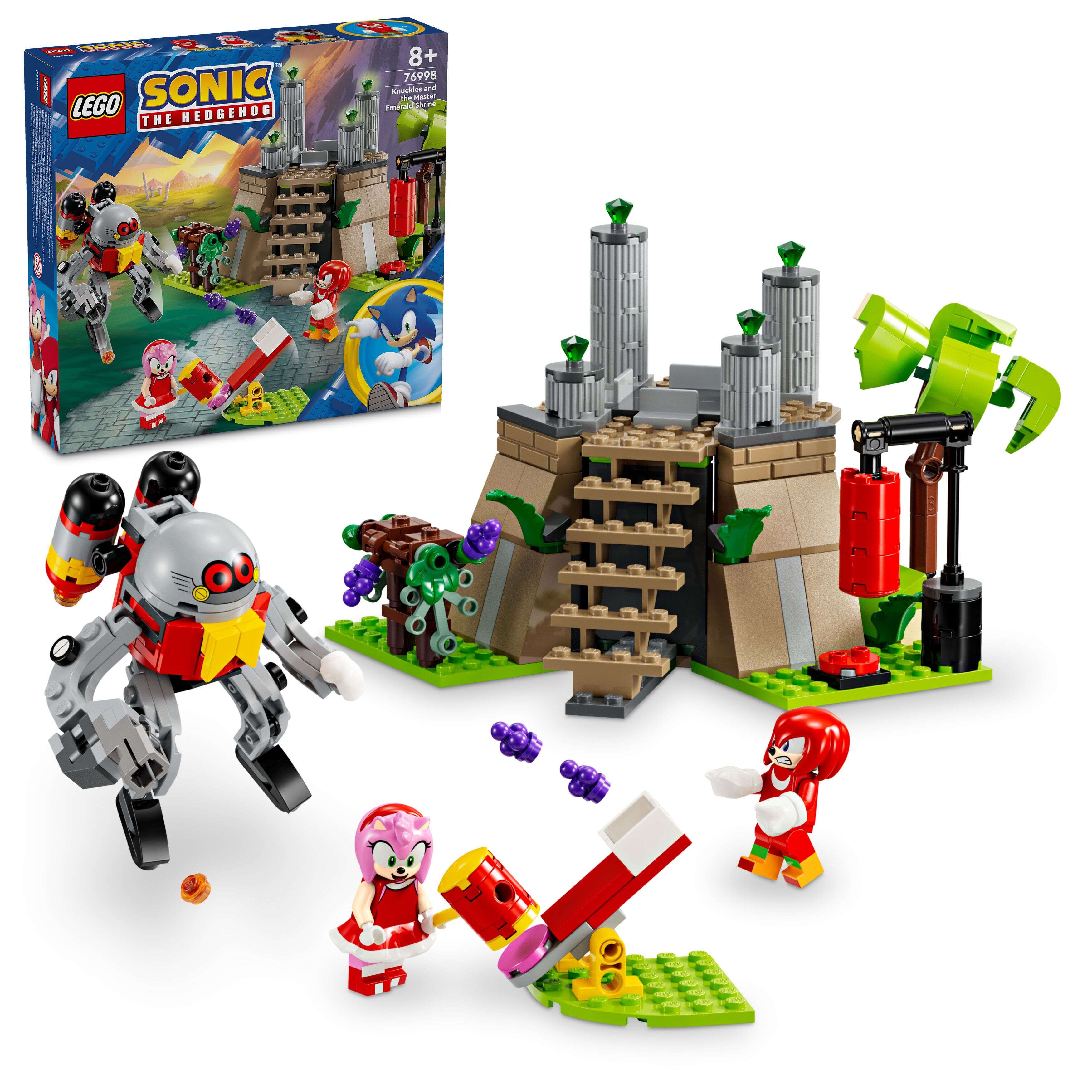 LEGO 76998 Sonic Knuckles und der Schrein des Master Emerald, 4 Charaktere