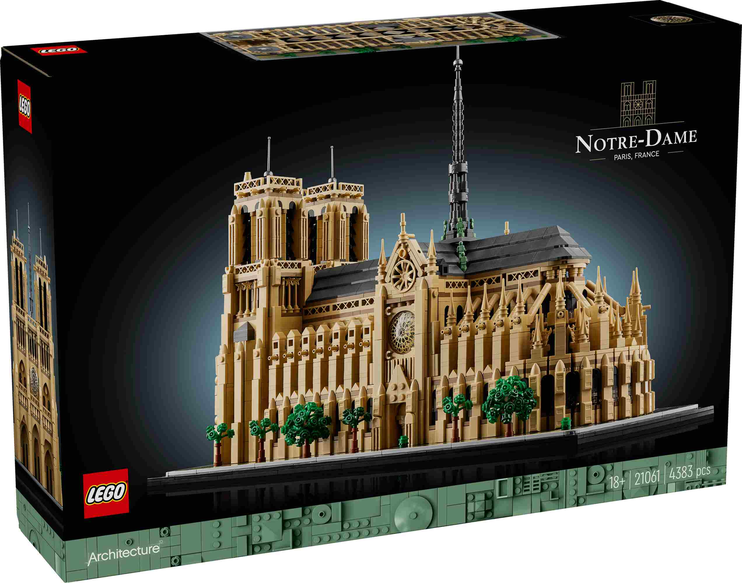 LEGO 21061 Architecture Notre-Dame de Paris, detailgetreues Modell