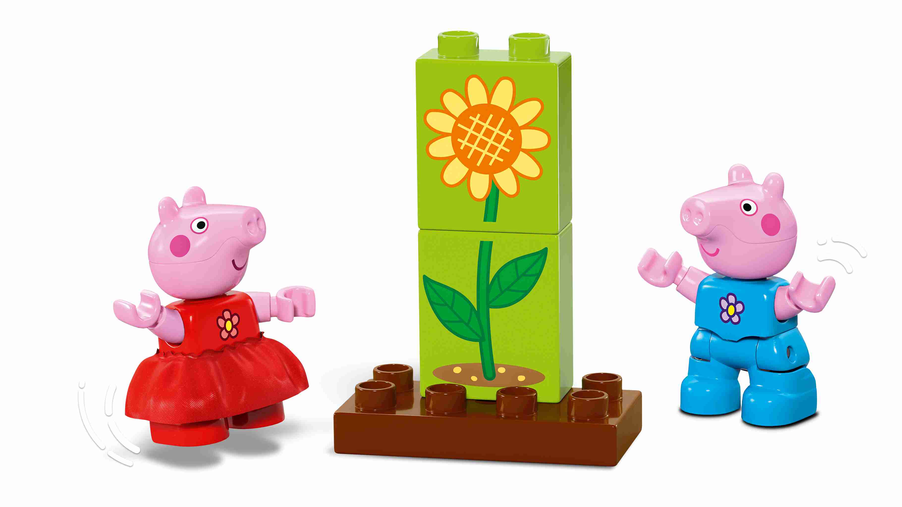 LEGO 10431 DUPLO Peppas Garten mit Baumhaus, 2 Figuren, Gartenzubehör
