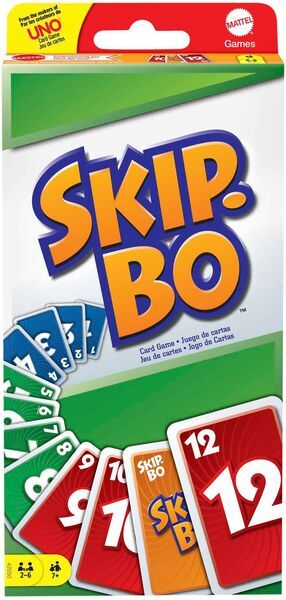 Mattel Games Skip-Bo, Kartenspiel für die Famile
