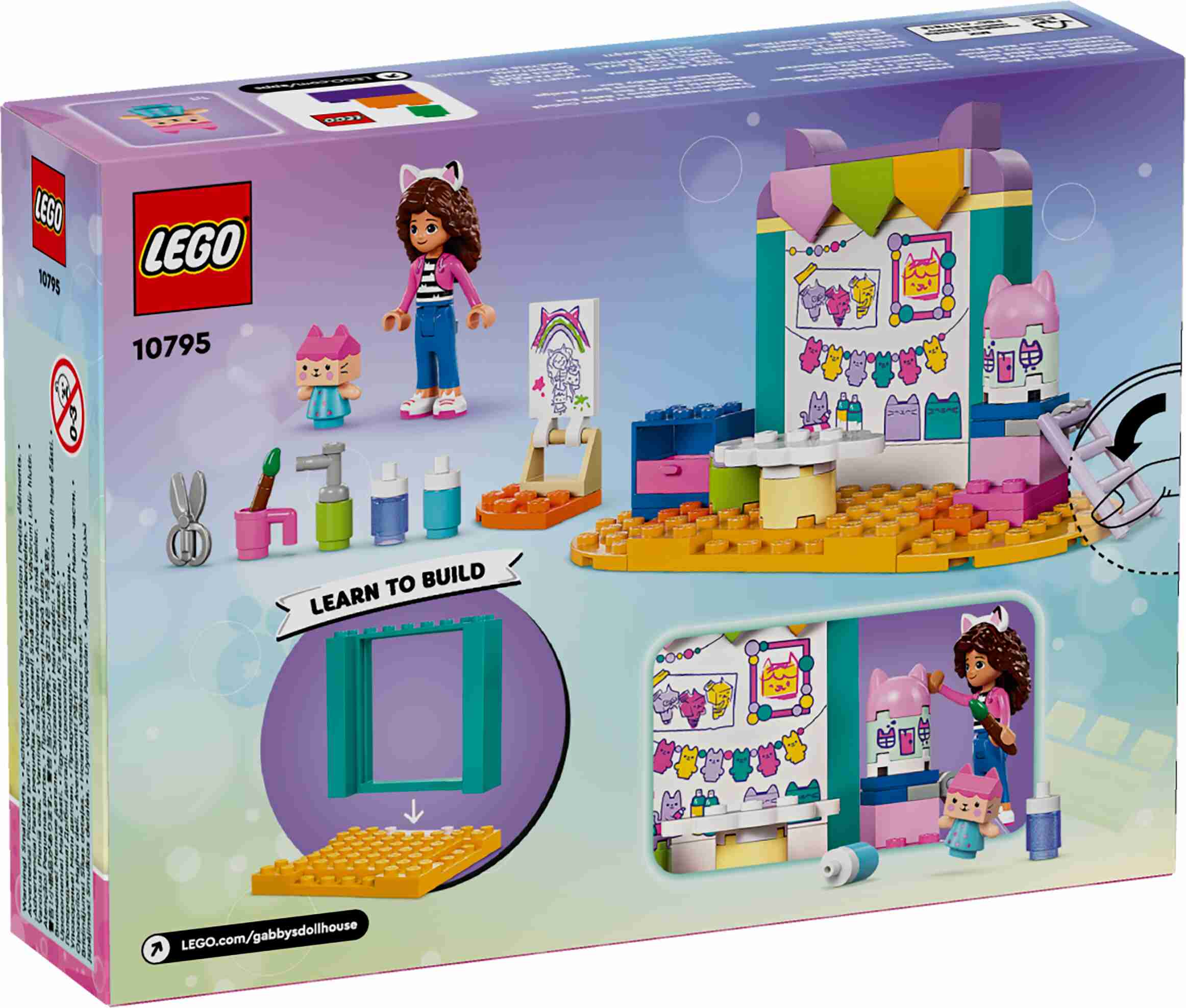 LEGO 10795 Gabby's Dollhouse Bastelspaß mit Baby Box, 2 Figuren