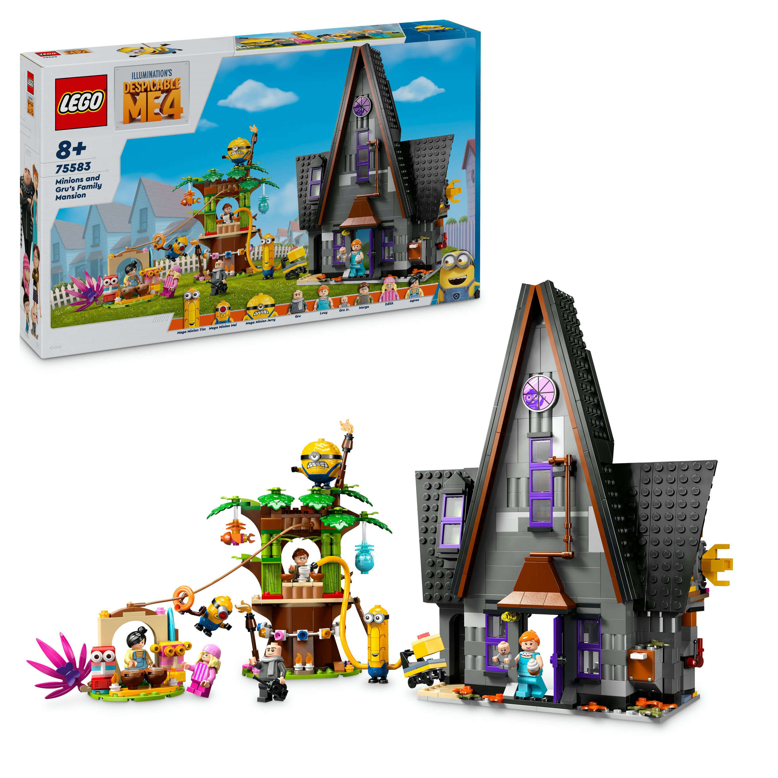 LEGO 75583 Despicable Me Familienvilla von Gru und den Minions, Baumhaus