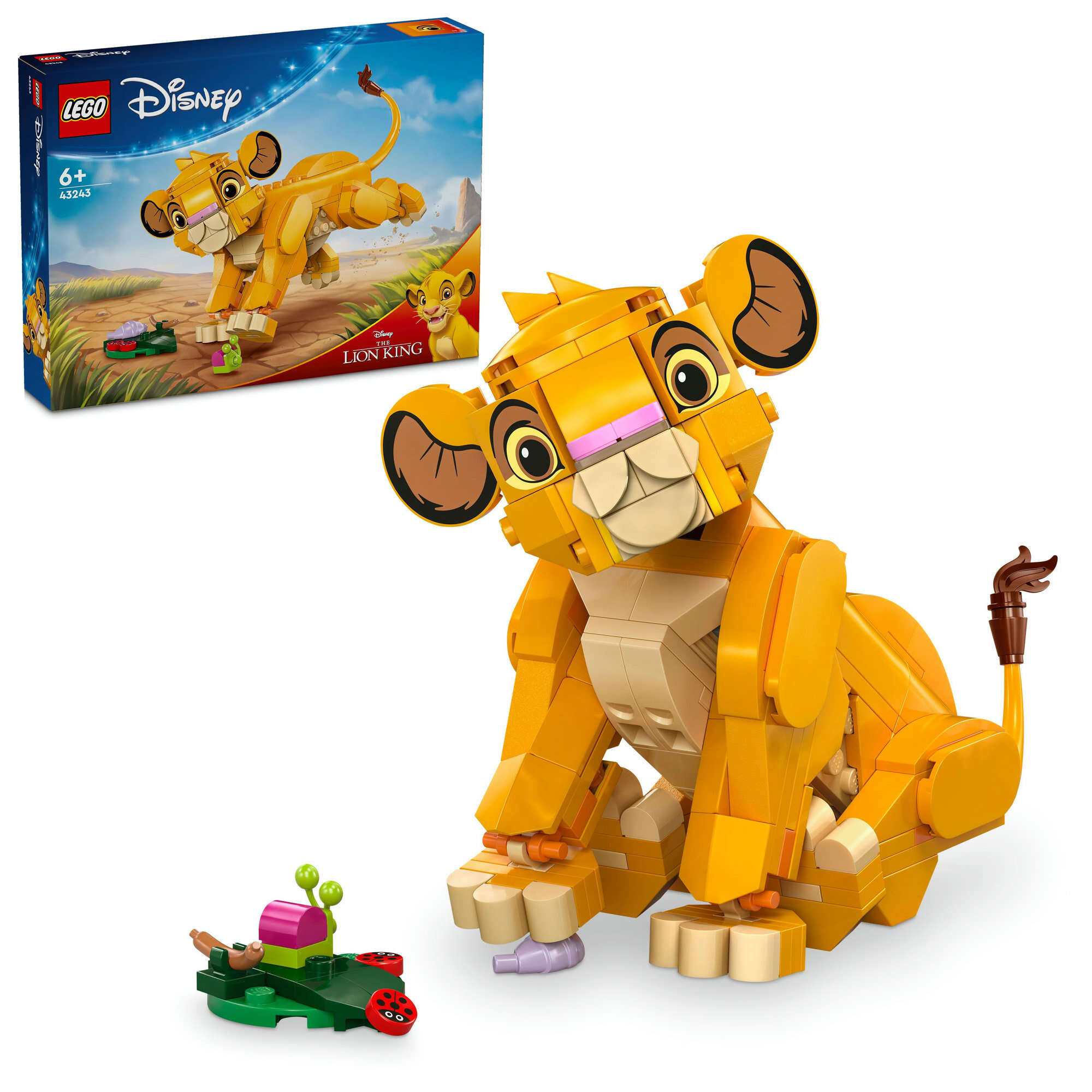 LEGO 43243 Disney Simba, das Löwenjunge des Königs, Jubiläumsartikel