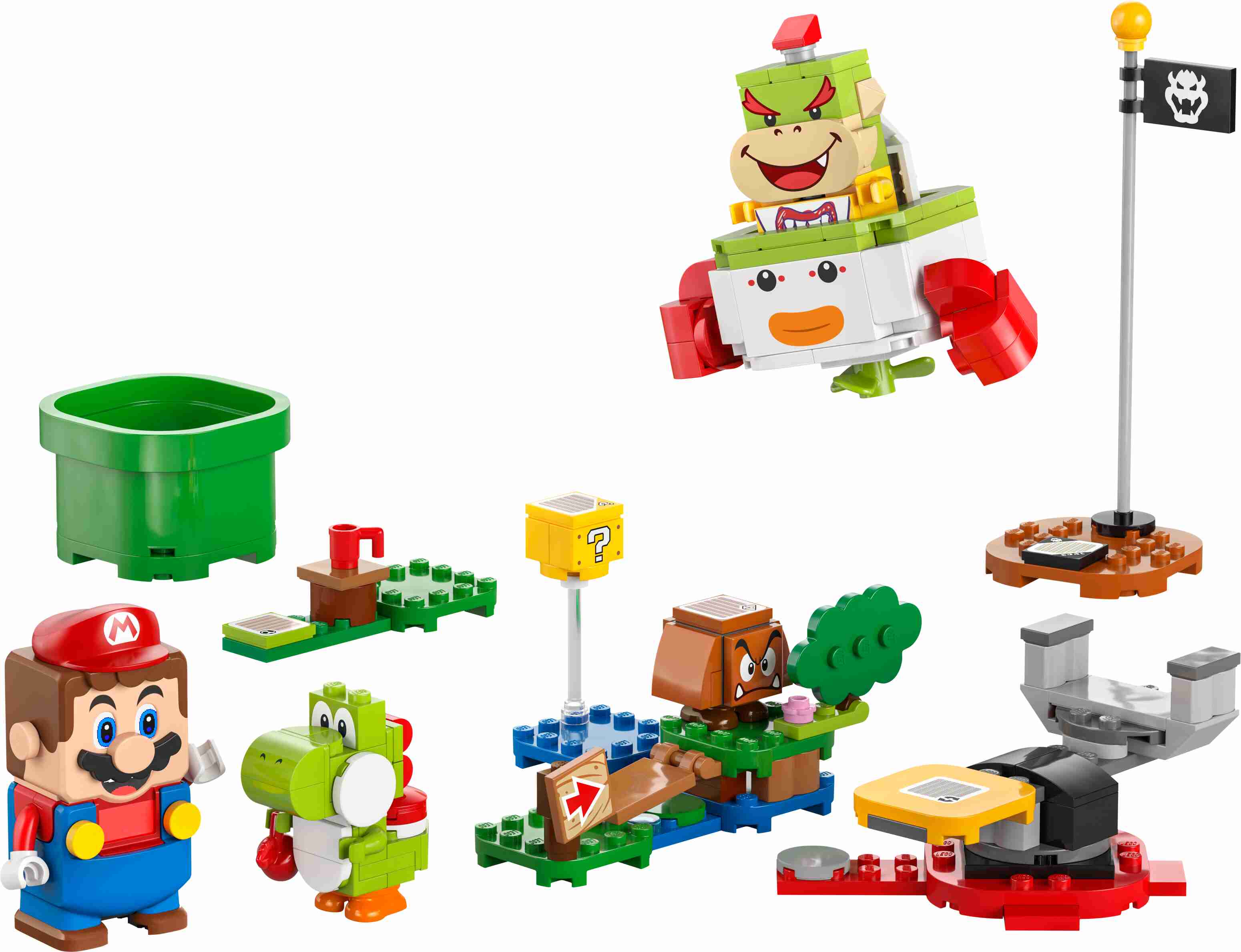 LEGO 71439 Super Mario Abenteuer mit dem interaktiven Mario, 4 Spielzeugfiguren