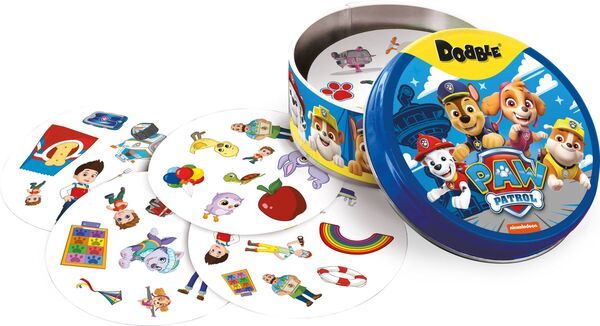 Asmodee Dobble Paw Patrol, Kinderspiel, Kartenspiel