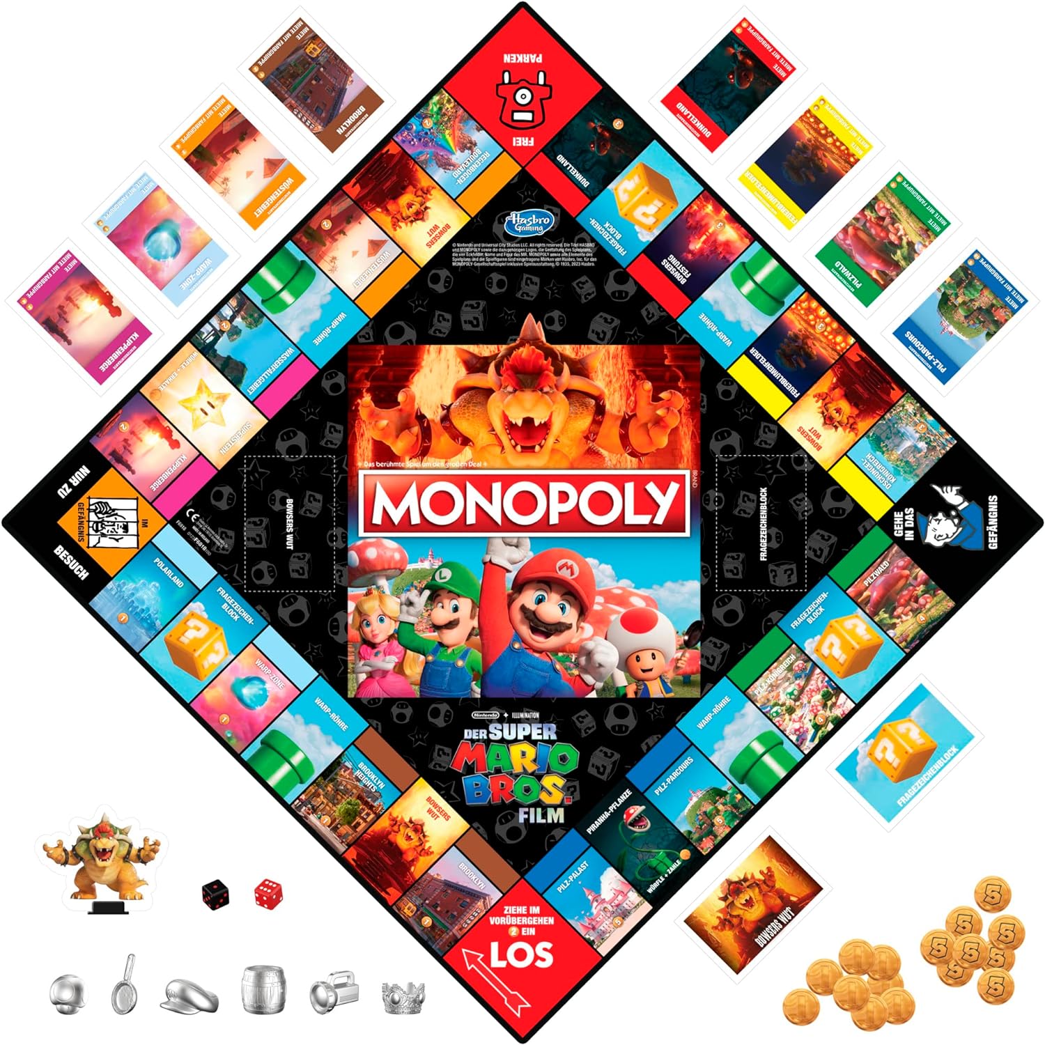 Hasbro Gaming MONOPOLY Super Mario Bros. Film Edition