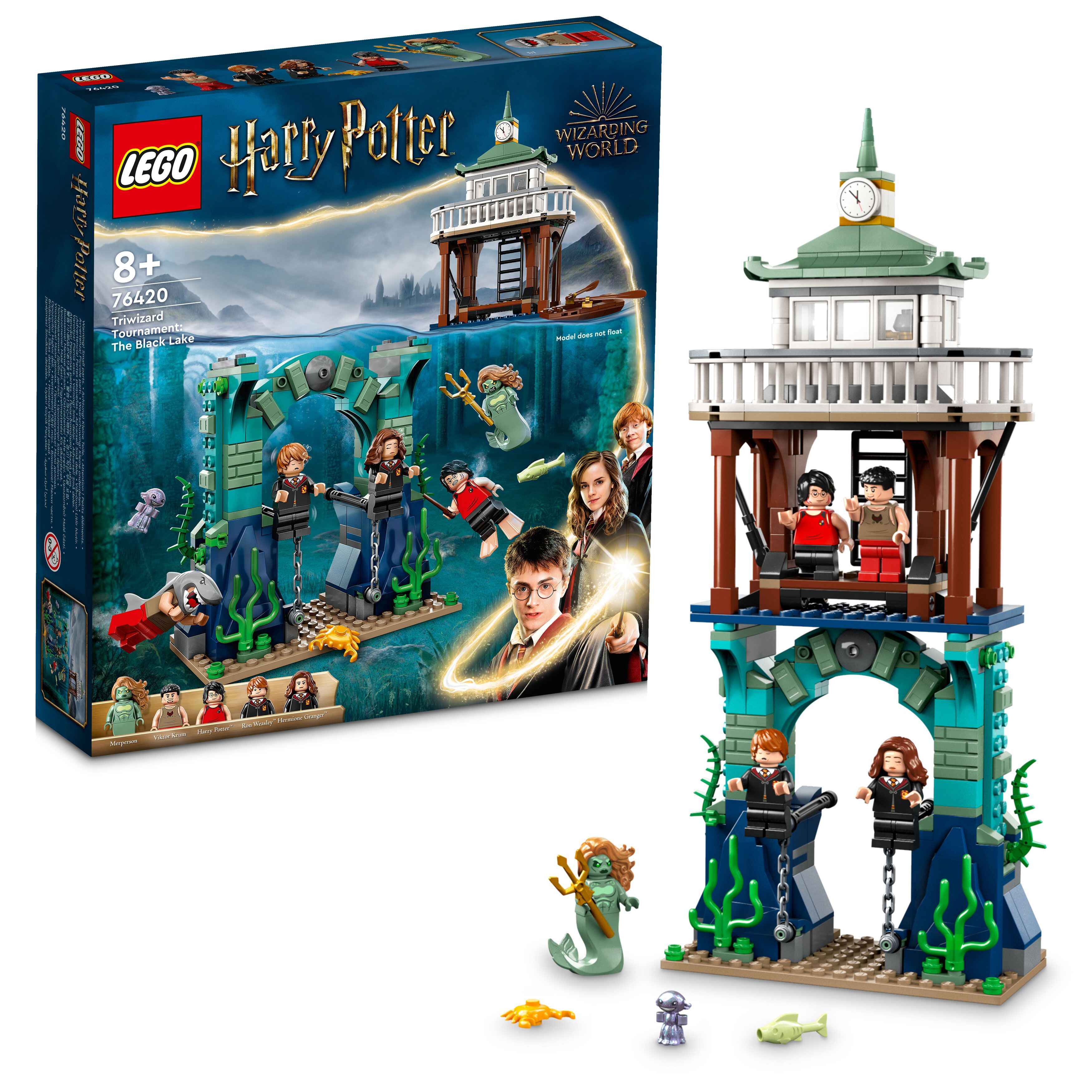 LEGO 76420 Harry Potter Trimagisches Turnier: Der Schwarze See, 7 Figuren