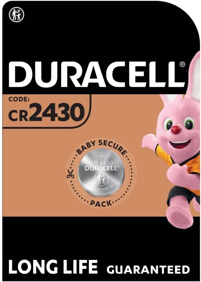 Duracell Specialty CR2430 Lithium-Knopfzelle 3 V, 1er-Packung (CR2430 /DL2430)