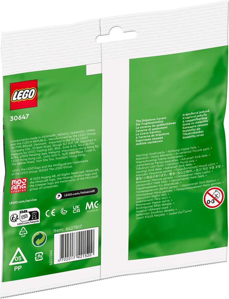 LEGO 30647 Minecraft Die Tropfsteinhöhle, Polybag