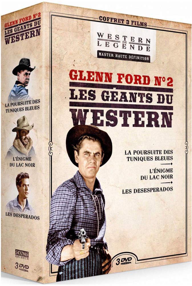 Coffret glenn ford 3 films : la poursuite des tuniques bleues