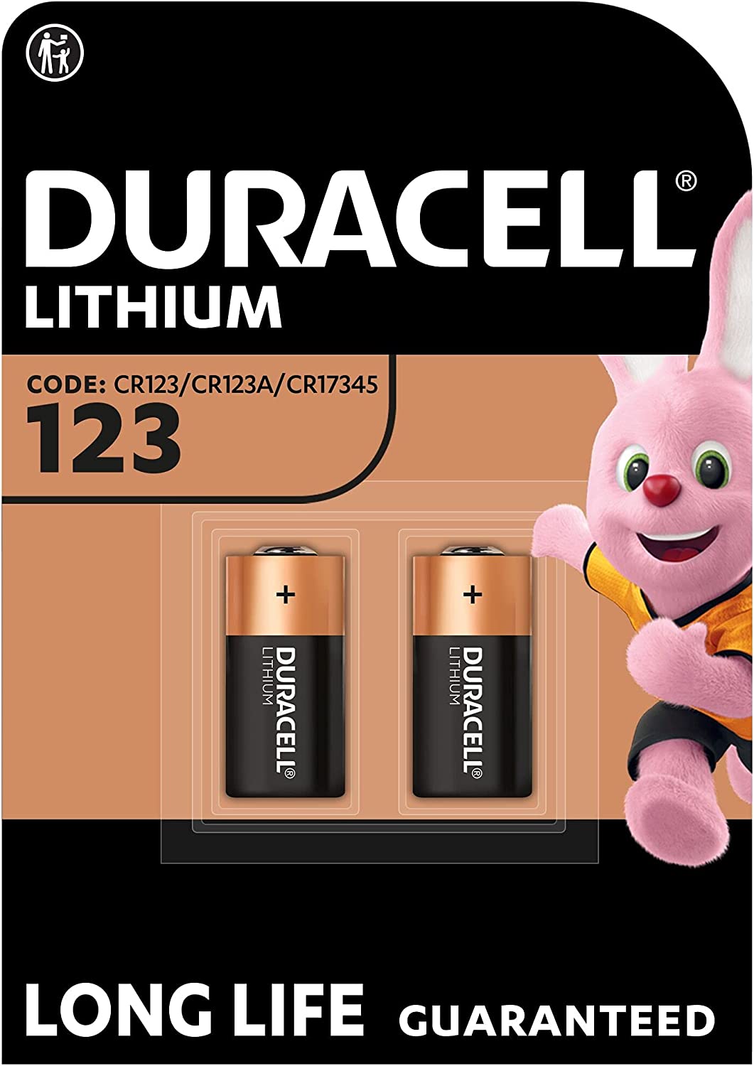 Duracell High Power 123, 3V Lithium Batterie, CR123 CR123A CR17345, 2er-Pack