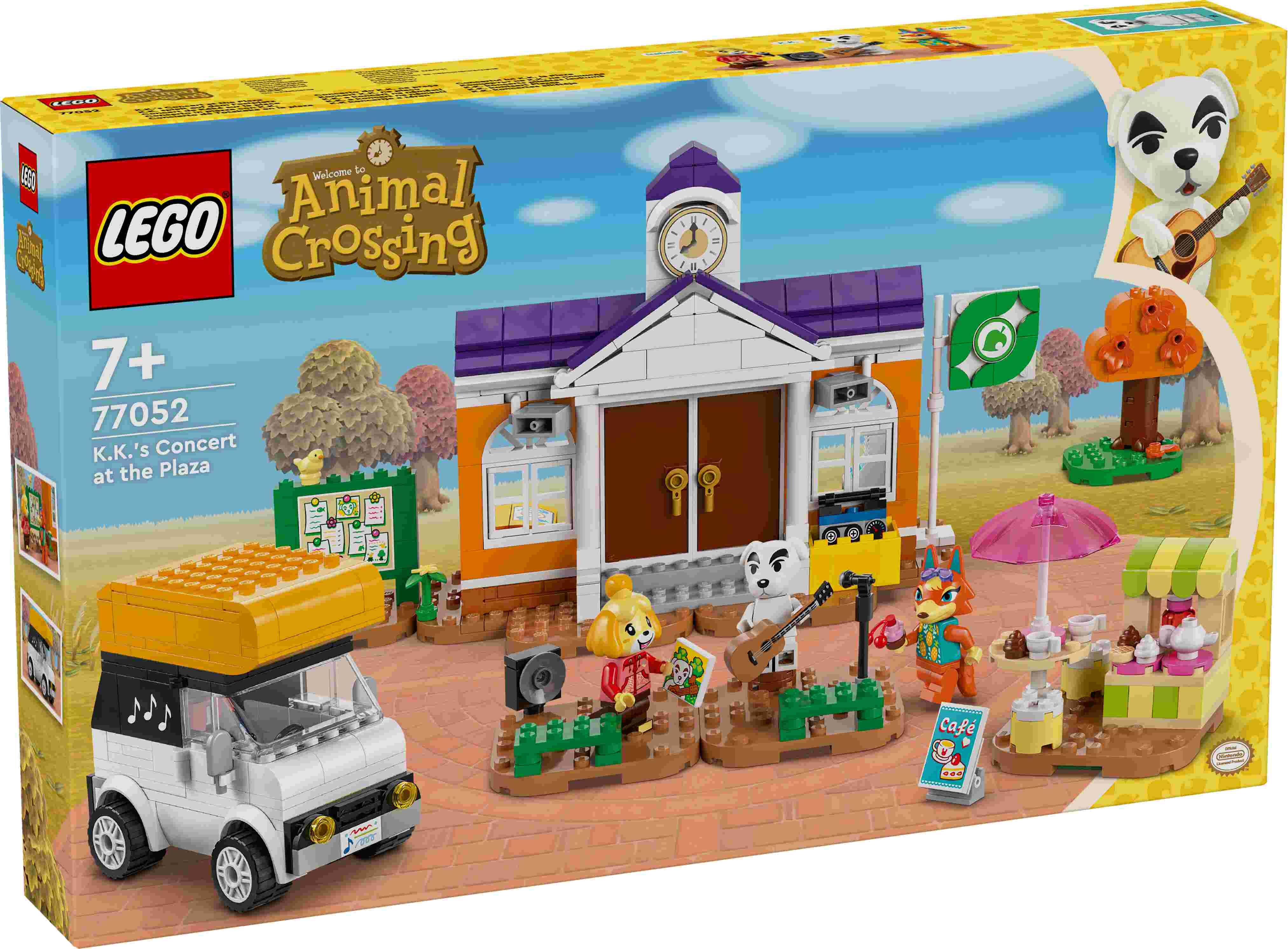 LEGO 77052 Animal Crossing K.K. spielt auf dem Festplatz, 3 Charaktere, Café 