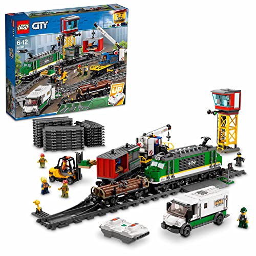 LEGO 60198 City Cargo Train, motorized engine, 10-speed Bluetooth