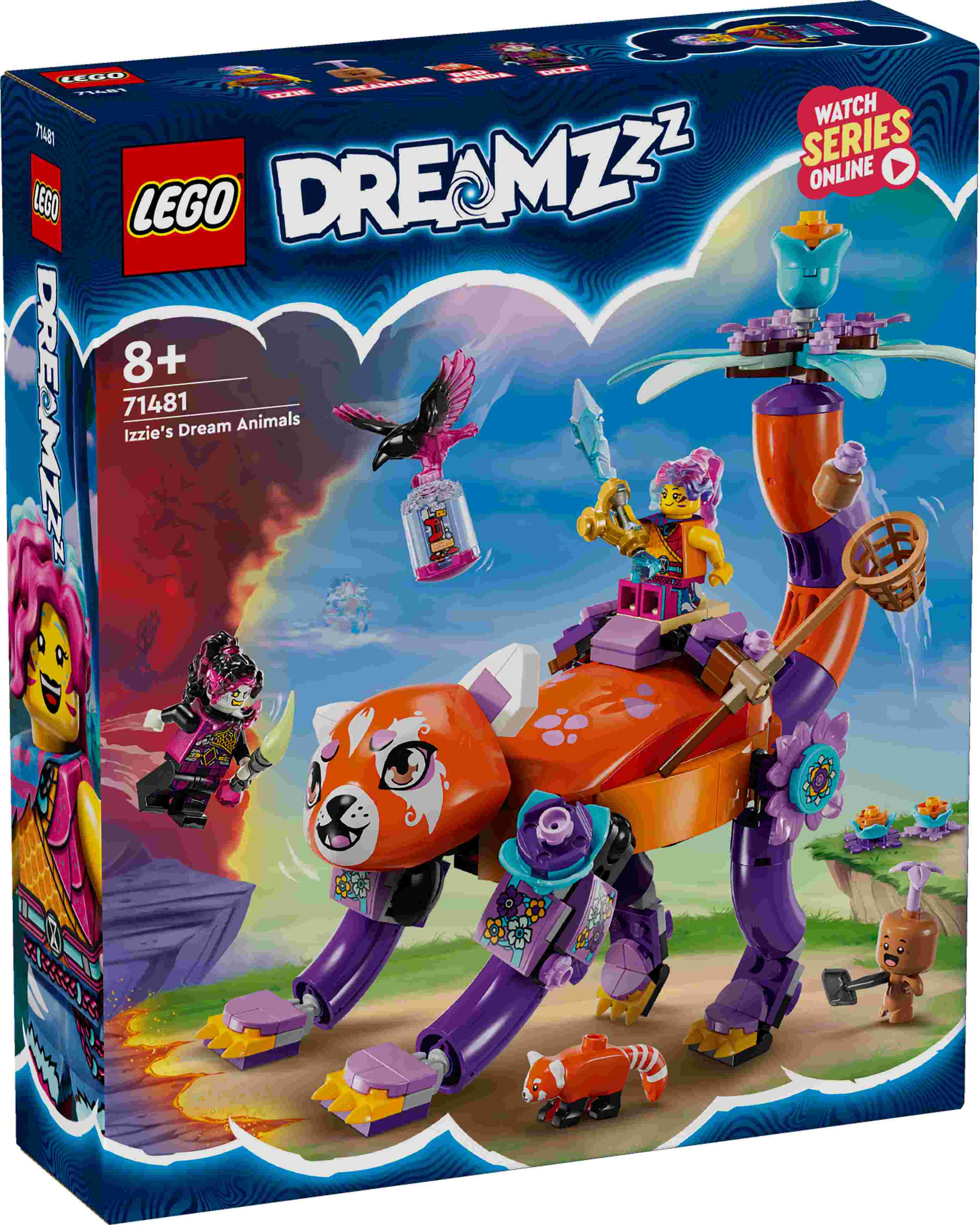 LEGO 71481 DREAMZzz Izzies Traumtiere, 3 Varianten, 2 Minifiguren