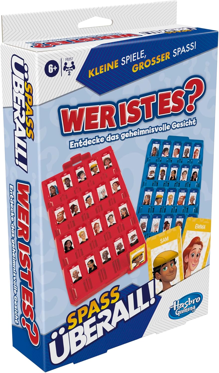 Hasbro Gaming Wer ist es? Kompakte Version, Reisespiel