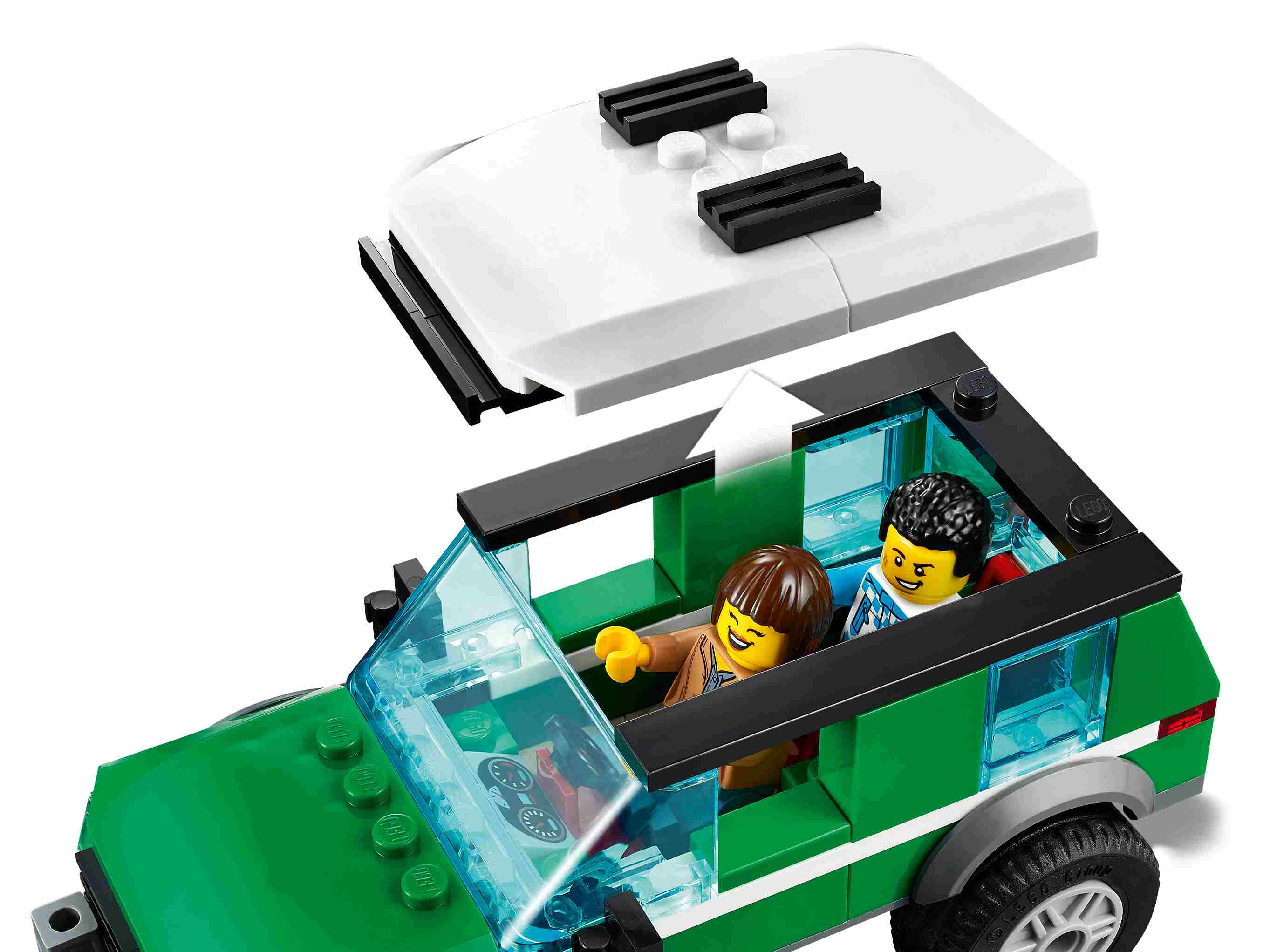 LEGO 60288 City Rennbuggy-Transporter Truck mit Anhänger + 2 Minifiguren