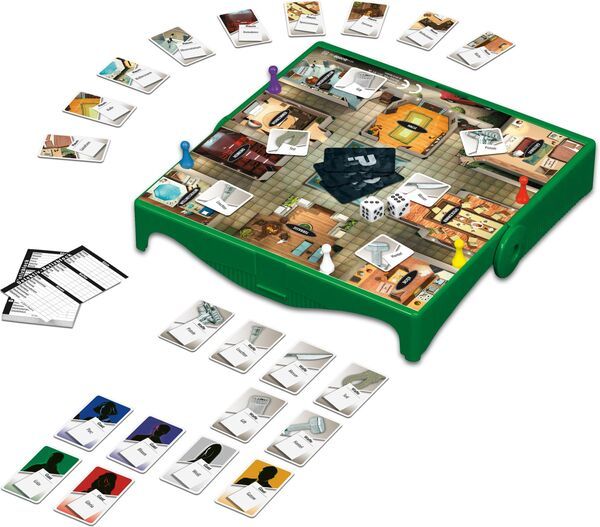 Hasbro Spiele Cluedo Kompakt, Reisespiel, Detektivspiel