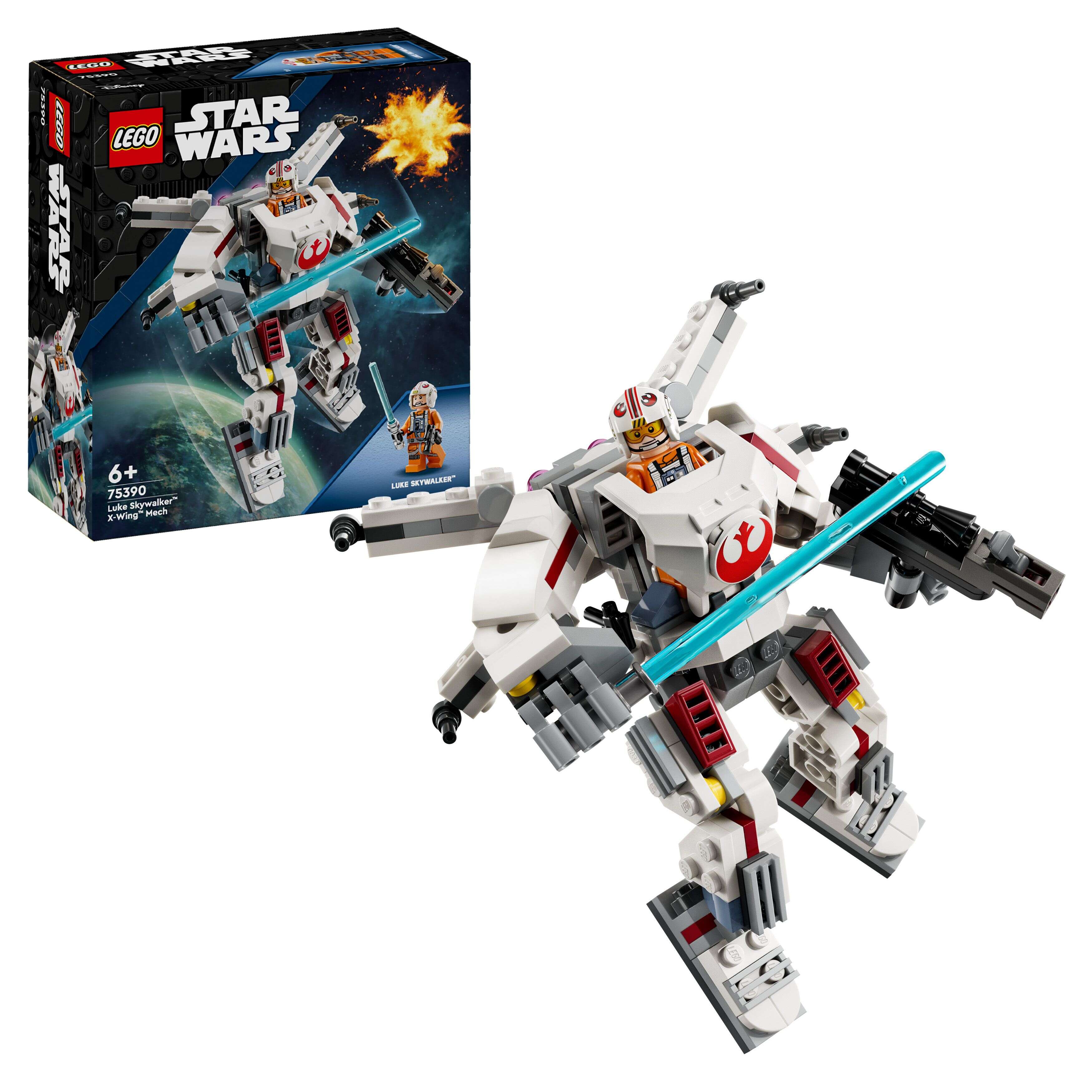 LEGO 75390 Star Wars Luke Skywalkers X-Wing Mech, Minifigur Luke Skywalker