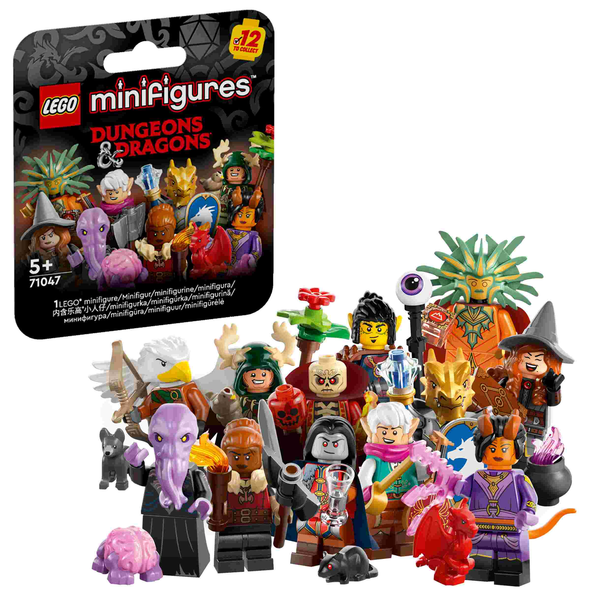 LEGO 71047 Minifigures Dungeons & Dragons, Überraschungsbox mit 1 von 12 Figuren