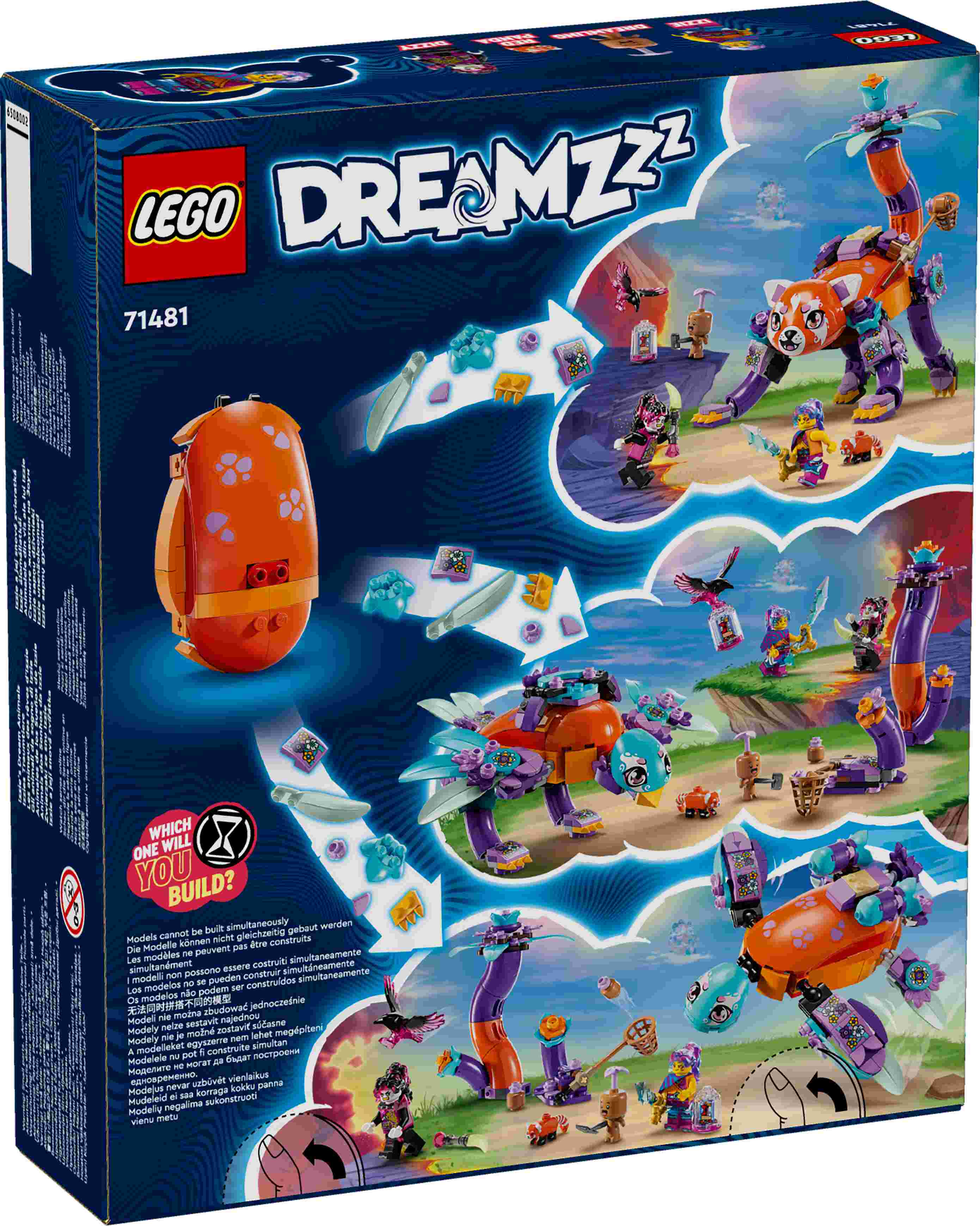 LEGO 71481 DREAMZzz Izzies Traumtiere, 3 Varianten, 2 Minifiguren