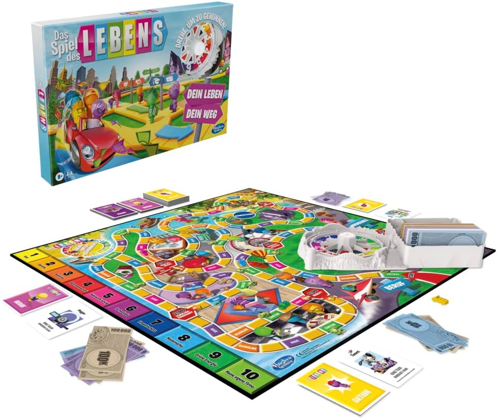 Hasbro Gaming Das Spiel des Lebens, für die ganze Familie, Lebensentscheidungen